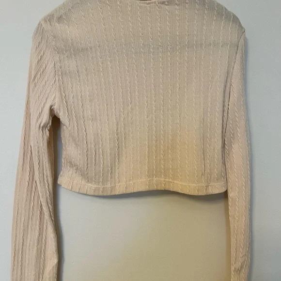 Chic Cream Wide Leg 2 piece outfit - Picture 6 of 9